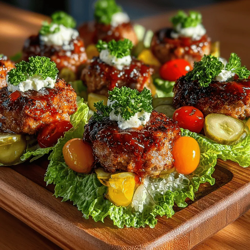 In recent years, the shift toward healthier eating has led many home cooks and food enthusiasts to explore low-carb and nutritious alternatives to traditional meals. As people become more conscious of their dietary choices, recipes that align with health goals without sacrificing flavor are gaining immense popularity. One such recipe that stands out in the realm of healthy eating is the Mini Cheeseburger Lettuce Wrap Bites. These delightful bites offer all the classic flavors of a cheeseburger while significantly reducing carbohydrates and calories, making them an excellent choice for various occasions, from parties to meal prep and family dinners.
