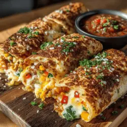 Cheesy Veggie Quesadilla Rolls