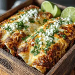 Enchiladas are a beloved staple of Mexican cuisine, celebrated for their versatility and rich flavor. Traditionally filled with various meats, cheeses, and sauces, they are a comforting meal enjoyed by many. However, in the spirit of innovation and healthy eating, this recipe for Sweet Potato & Black Bean Enchiladas Delight introduces a vibrant twist that not only tantalizes the taste buds but also embraces plant-based nourishment.