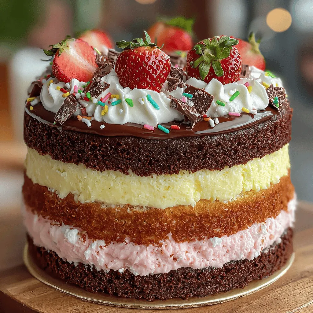 The origins of Neapolitan cake can be traced back to the 19th century, specifically to the region of Naples, Italy. The cake embodies the same flavor trio that has made Neapolitan ice cream a classic favorite. Each layer represents a distinct taste, yet they come together to create a symphony of flavors that is both comforting and indulgent.