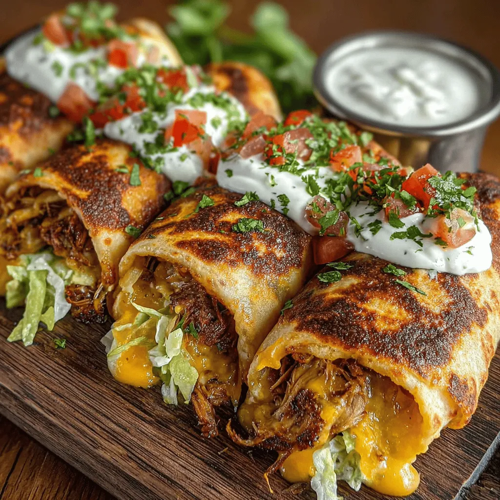 If you're looking for a fun and flavorful dish that can effortlessly elevate your gatherings, parties, or even a cozy family meal, look no further than Mini Chicken Ranch Wrap Dippers. This recipe combines the comforting flavors of shredded chicken, zesty ranch dressing, and fresh vegetables all wrapped up in a soft tortilla, making it a crowd-pleaser that appeals to both kids and adults alike. The beauty of these mini wraps lies not only in their taste but also in their presentation; they are easy to serve and even easier to eat, making them perfect for dipping into a variety of sauces.