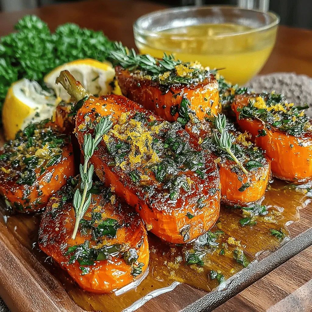 In the realm of side dishes, few can match the charm of honey roasted carrots. This delightful recipe melds the natural sweetness of carrots with the fragrant touch of fresh thyme, creating a dish that is both visually appealing and palate-pleasing. The alluring golden hues of roasted carrots, enhanced by a glossy honey glaze, make this dish not only a feast for the taste buds but also a vibrant addition to your dining table. Whether you're preparing for a casual family dinner or a festive gathering, these honey roasted carrots promise to elevate your meal with their vibrant colors and rich flavors.