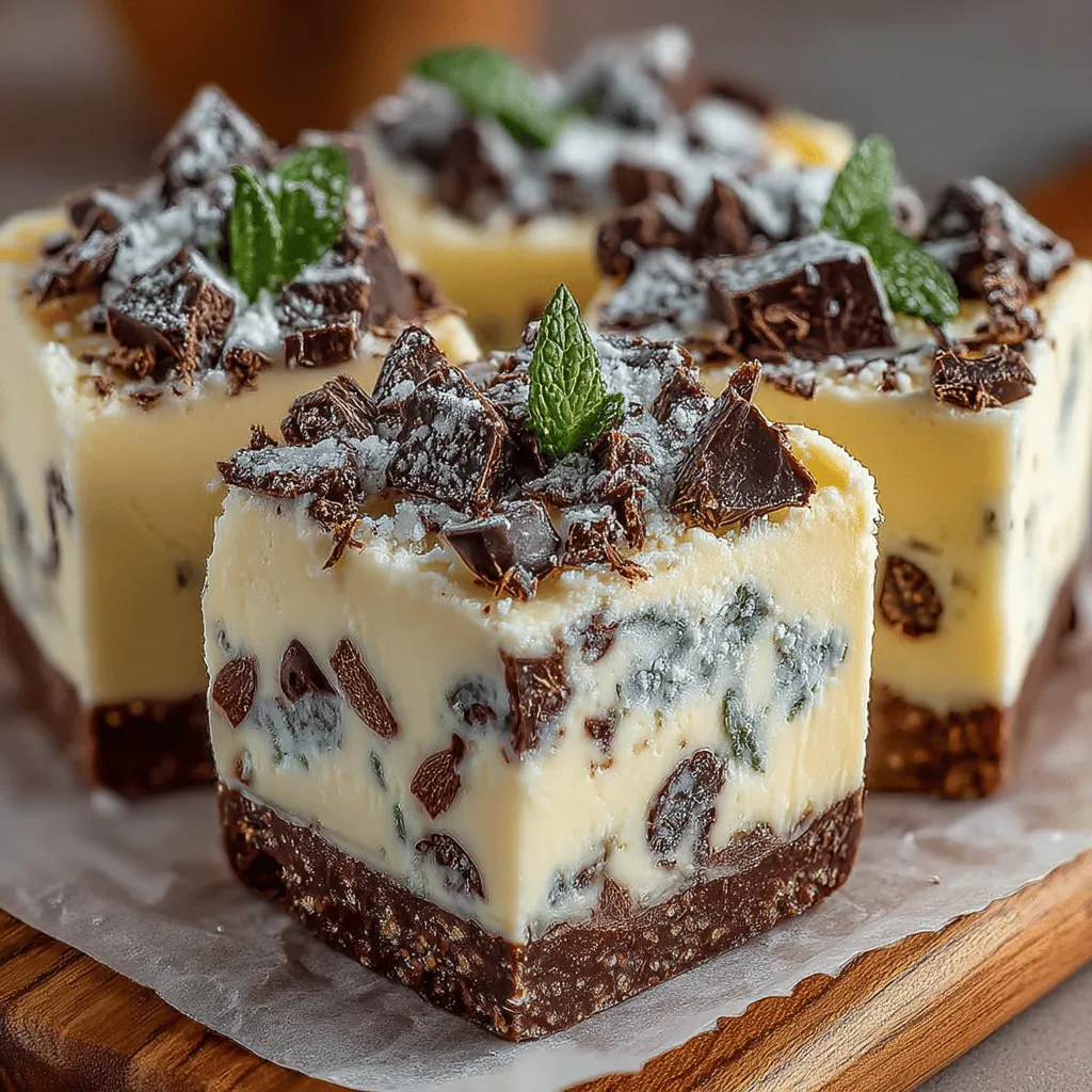 Frozen yogurt has gained immense popularity over the years as a healthier alternative to traditional ice cream. With its creamy texture and delightful flavors, it offers a guilt-free indulgence that doesn't skimp on taste. The rising trend of homemade frozen desserts allows dessert lovers to create their own unique flavors, while also controlling the ingredients. This is where the Choco-Mint Frozen Yogurt Bars come into play—an easy-to-make, delicious treat that perfectly balances rich chocolate with refreshing mint. These bars not only satisfy your sweet tooth, but they also cater to various dietary preferences, making them suitable for a wide range of occasions, from summer barbecues to cozy movie nights.