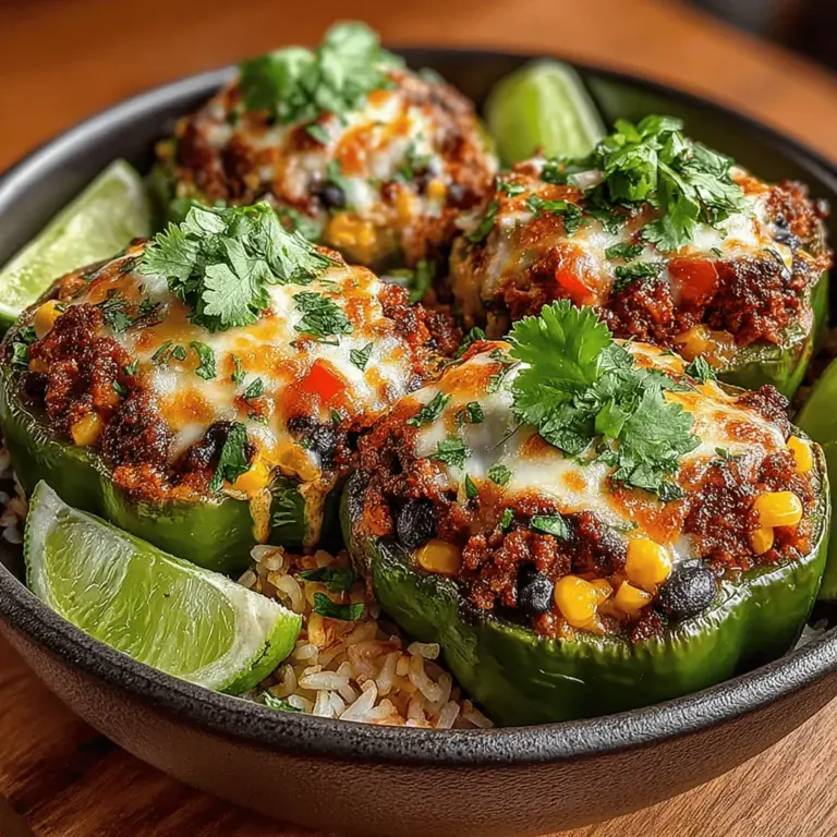 In the ever-evolving landscape of culinary creativity, the Stuffed Banana Peppers Inspired Rice Bowl offers a delightful fusion of flavors and textures. Drawing inspiration from traditional stuffed pepper recipes, this dish takes a fresh approach by transforming classic ingredients into a vibrant rice bowl. The combination of tender banana peppers, savory proteins, and hearty grains creates a satisfying meal that is not only delicious but also nourishing. The bright, slightly sweet flavor of banana peppers complements a variety of fillings, making this dish a versatile option for any occasion.