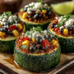 In today's health-conscious world, finding delicious yet nutritious meals can be a challenge. Enter Mini Quinoa Stuffed Zucchini Rings, a dish that perfectly marries flavor with nutrition. This vibrant and appealing recipe showcases zucchini as a versatile vegetable, while quinoa serves as a powerful superfood, making it an ideal choice for vegetarians and health enthusiasts alike. Whether you're looking for a light appetizer, a side dish, or a main course, these stuffed zucchini rings promise to satisfy your cravings without compromising on health.