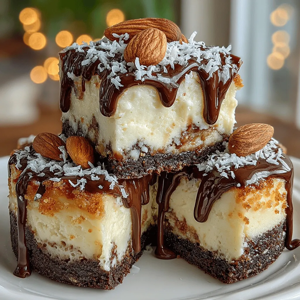 No-bake desserts have surged in popularity over the years, offering a delightful way to indulge in sweets without the hassle of preheating an oven. For those who crave the perfect balance of creamy, crunchy, and sweet, No-Bake Almond Joy Cheesecake Bars stand out as an irresistible treat. Inspired by the iconic Almond Joy candy bar, these cheesecake bars feature a harmonious blend of rich chocolate, tropical coconut, and crunchy almonds, making them the perfect dessert for any occasion.