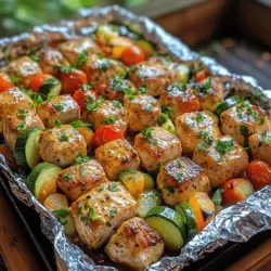 In the fast-paced world we live in, finding delicious and easy-to-prepare meals can often feel daunting. Enter Ranch Chicken and Veggie Foil Packs—a wholesome, flavorful dish that promises both convenience and satisfaction. This recipe encapsulates everything we love about cooking: it’s quick, requires minimal cleanup, and is packed with nutrients. Using boneless, skinless chicken breasts alongside a vibrant array of vegetables, this dish is perfect for busy weeknights or weekend gatherings. Let’s dive into the details of this scrumptious recipe.