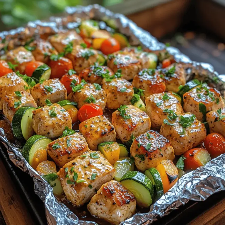 In the fast-paced world we live in, finding delicious and easy-to-prepare meals can often feel daunting. Enter Ranch Chicken and Veggie Foil Packs—a wholesome, flavorful dish that promises both convenience and satisfaction. This recipe encapsulates everything we love about cooking: it’s quick, requires minimal cleanup, and is packed with nutrients. Using boneless, skinless chicken breasts alongside a vibrant array of vegetables, this dish is perfect for busy weeknights or weekend gatherings. Let’s dive into the details of this scrumptious recipe.