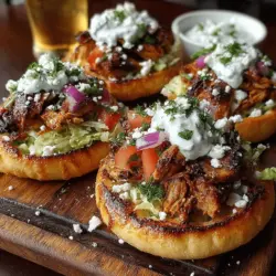 Mini Chicken Gyro Pita Sliders are a delightful twist on traditional Greek gyros, offering a bite-sized option that is perfect for any occasion. These sliders pack a punch of Mediterranean flavors, making them an ideal choice for family dinners, parties, or casual gatherings with friends. The combination of juicy chicken, fresh vegetables, and creamy tzatziki sauce wrapped in warm pita bread creates a mouthwatering experience that is both satisfying and easy to prepare.