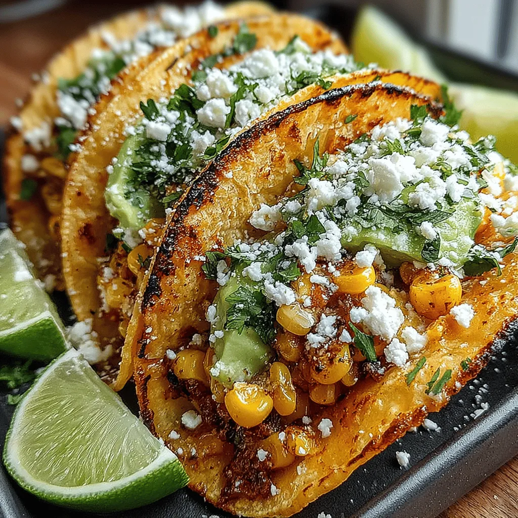 In recent years, tacos have transcended their traditional roots, evolving into a beloved staple of modern cuisine. From street vendors to gourmet restaurants, tacos are now celebrated for their versatility, allowing for an endless array of fillings and flavor combinations. Whether loaded with succulent meats, vibrant vegetables, or rich salsas, tacos cater to a wide range of palates and dietary preferences. Among the myriad of options, Garlic Herb Roasted Sweet Corn Tacos stand out as a fresh, vibrant vegetarian choice that invites home cooks and food enthusiasts alike to explore the delightful flavors of seasonal ingredients.