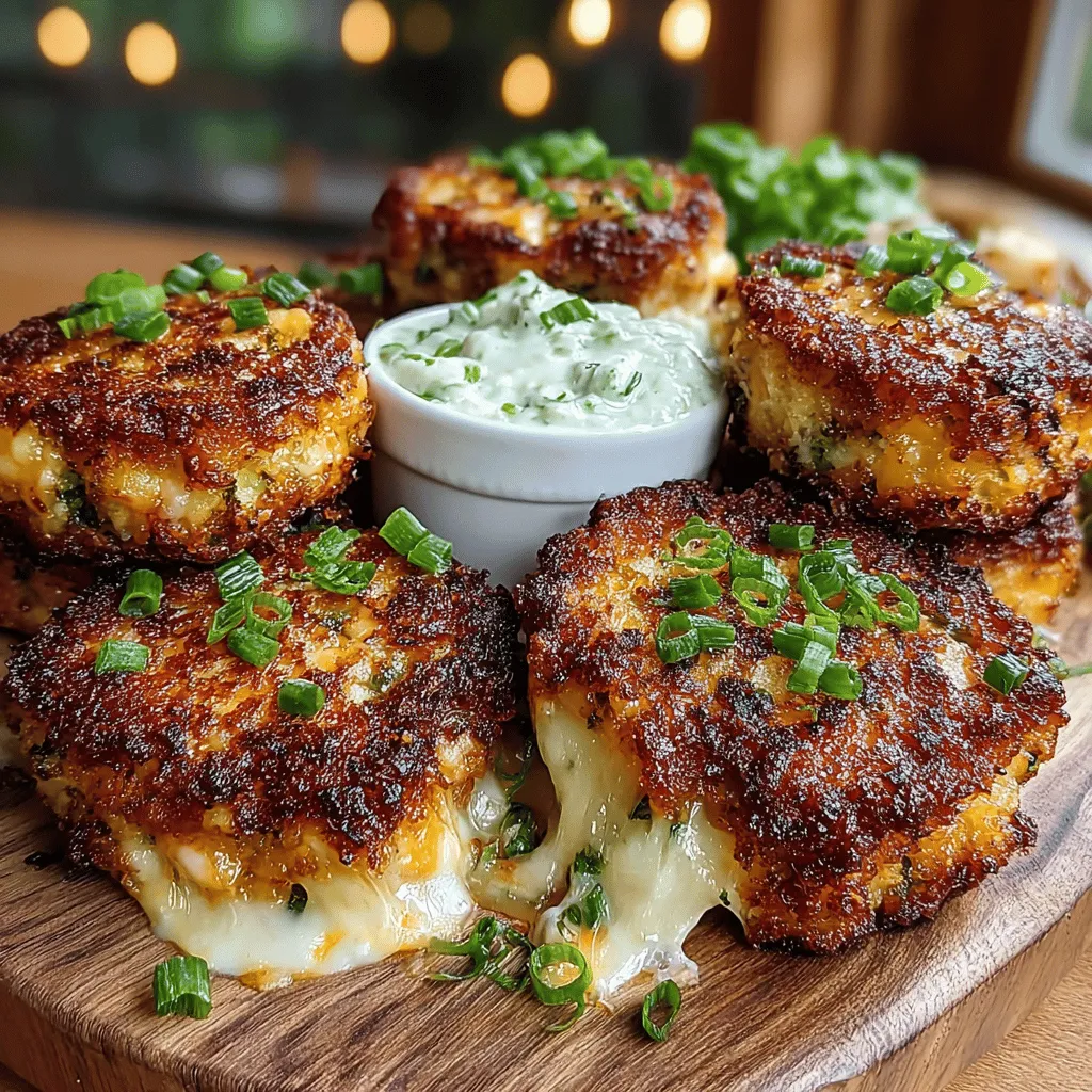 Mini Cheddar Jalapeño Rice Fritters are the perfect blend of flavors and textures, making them an irresistible choice for any gathering or a cozy night in. These bite-sized delights offer a crispy exterior that gives way to a warm, cheesy center, punctuated by the subtle heat of jalapeños. Whether you're looking for a delicious appetizer for your next party, a satisfying snack for a movie night, or an exciting addition to a brunch spread, these fritters fit the bill perfectly.