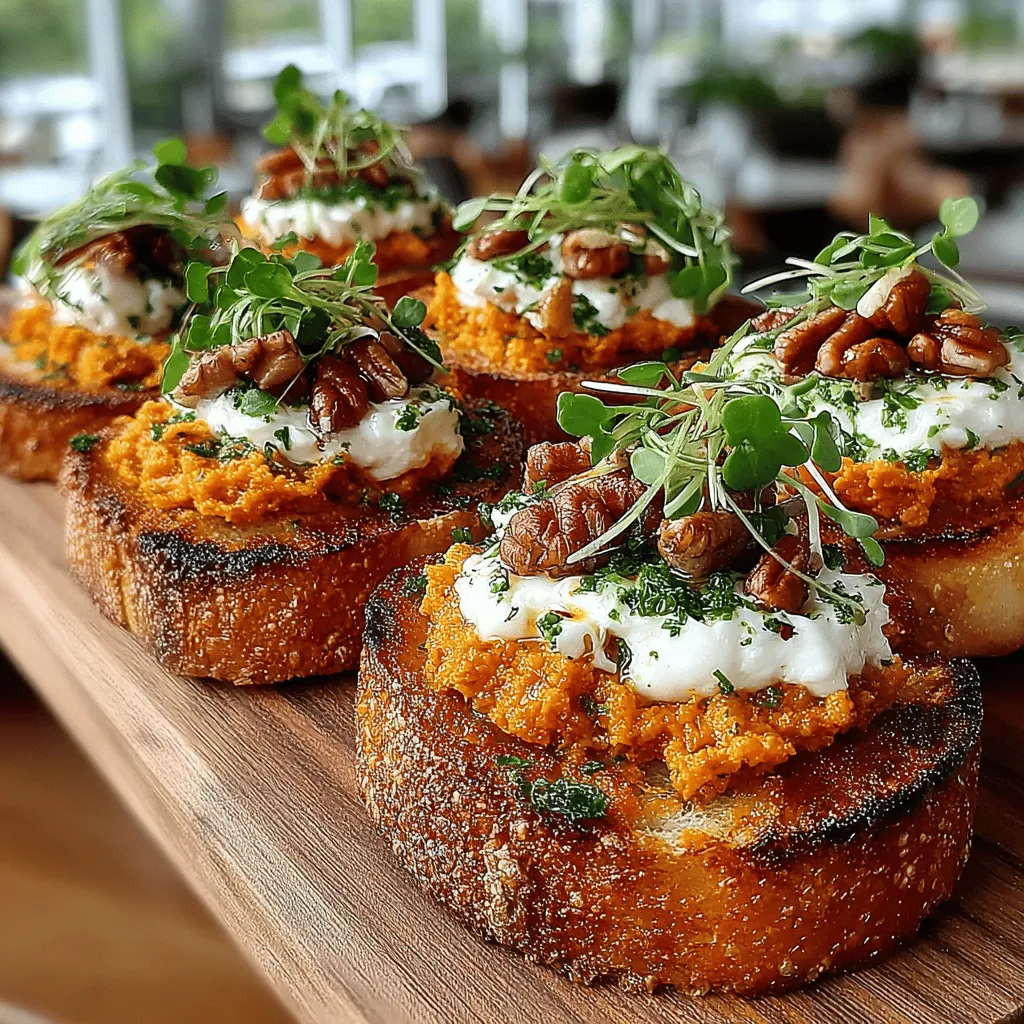 As the leaves begin to change and the air turns crisp, the culinary world embraces the seasonal flavors of fall. Among the bounty of autumnal ingredients, pumpkin stands out as a versatile star, capable of transforming a variety of dishes with its rich, earthy sweetness. From pies to soups, pumpkin is celebrated for its ability to evoke the warmth and comfort of the season. One delightful way to showcase this beloved gourd is through the creation of Pumpkin Crostini with Goat Cheese—a dish that marries the savory and sweet elements of fall into a delicious appetizer that is perfect for any gathering.