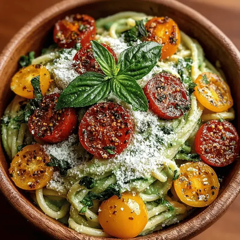 Creamy Avocado Pasta with Basil is a refreshing and nutritious dish that has gained significant popularity in recent years, especially among health-conscious food enthusiasts. This vibrant recipe not only pleases the palate but also showcases the versatility of avocados, an ingredient that has become a staple in modern cooking. With its creamy texture and rich flavor, this pasta dish is a delightful option for any occasion, whether you're preparing a quick weeknight dinner or hosting a weekend gathering.