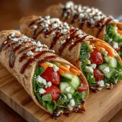Wraps have become a go-to meal option for many, offering a delightful combination of convenience, flavor, and nutrition. They can be easily customized to suit individual tastes and dietary preferences, making them an ideal choice for busy weekdays or leisurely weekend lunches. Among the myriad of wrap recipes available, Balsamic Bliss Wraps stand out due to their vibrant, fresh ingredients and a tantalizing balsamic vinaigrette that ties everything together.