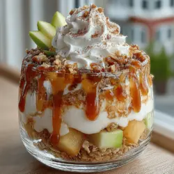 The Caramel Apple Yogurt Parfait is a delightful and nourishing dish that combines the creamy richness of yogurt with the crisp sweetness of apples, all drizzled with luscious caramel sauce. This recipe is not only a feast for the eyes but also a wholesome option that caters to various dietary preferences. Whether you're looking for a quick breakfast, a satisfying snack, or an elegant dessert, this parfait strikes the perfect balance between indulgence and nutrition.