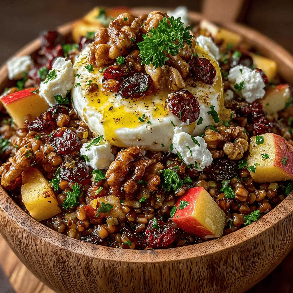 As the leaves begin to change and the air turns crisp, there's nothing quite like a warm and hearty salad to embrace the essence of autumn. Enter the Cozy Harvest Farro Salad with Apples and Cranberries—a delightful dish that perfectly captures the flavors of the season. This recipe not only nourishes the body but also warms the soul, making it an ideal choice for gatherings, family dinners, or simply a comforting weeknight meal.