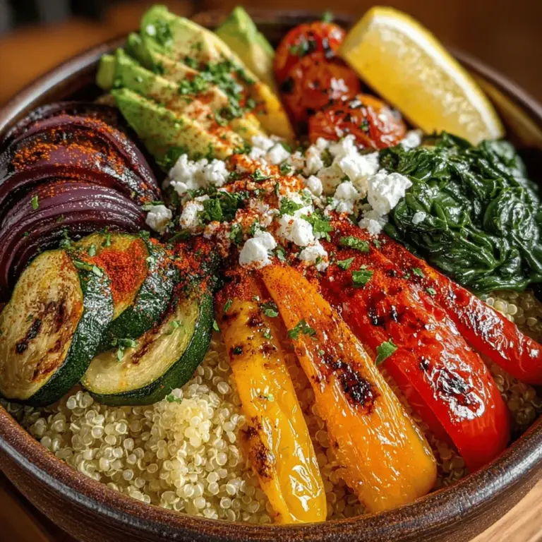In recent years, power bowls have surged in popularity, transforming the way we approach meal preparation and consumption. These nutrient-dense dishes are celebrated for their vibrant colors, diverse flavors, and customizable nature, making them appealing to a wide range of dietary preferences. Among these delightful options, the Quinoa and Roasted Veggie Power Bowl stands out as a nourishing, versatile meal that can be enjoyed for lunch or dinner. This recipe not only tantalizes the taste buds but also offers a plethora of health benefits, making it an ideal choice for those seeking a balanced diet.