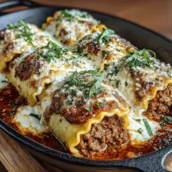Beef & Cheese Lasagna Roll-Ups: A Comforting Classic
