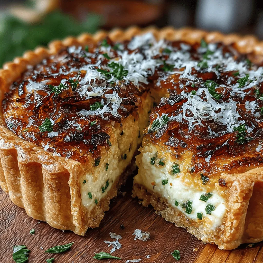 As the leaves turn golden and the air becomes crisp, there’s something about fall that calls for cozy gatherings and deliciously comforting food. If you’re searching for a dish that beautifully marries sweet and savory flavors, the Caramelized Onion Pumpkin Tart Delight might just be your answer. This recipe stands out not only for its unique combination of ingredients but also for its versatility—it can serve as an impressive appetizer at your holiday table or as a satisfying main course that warms the soul.