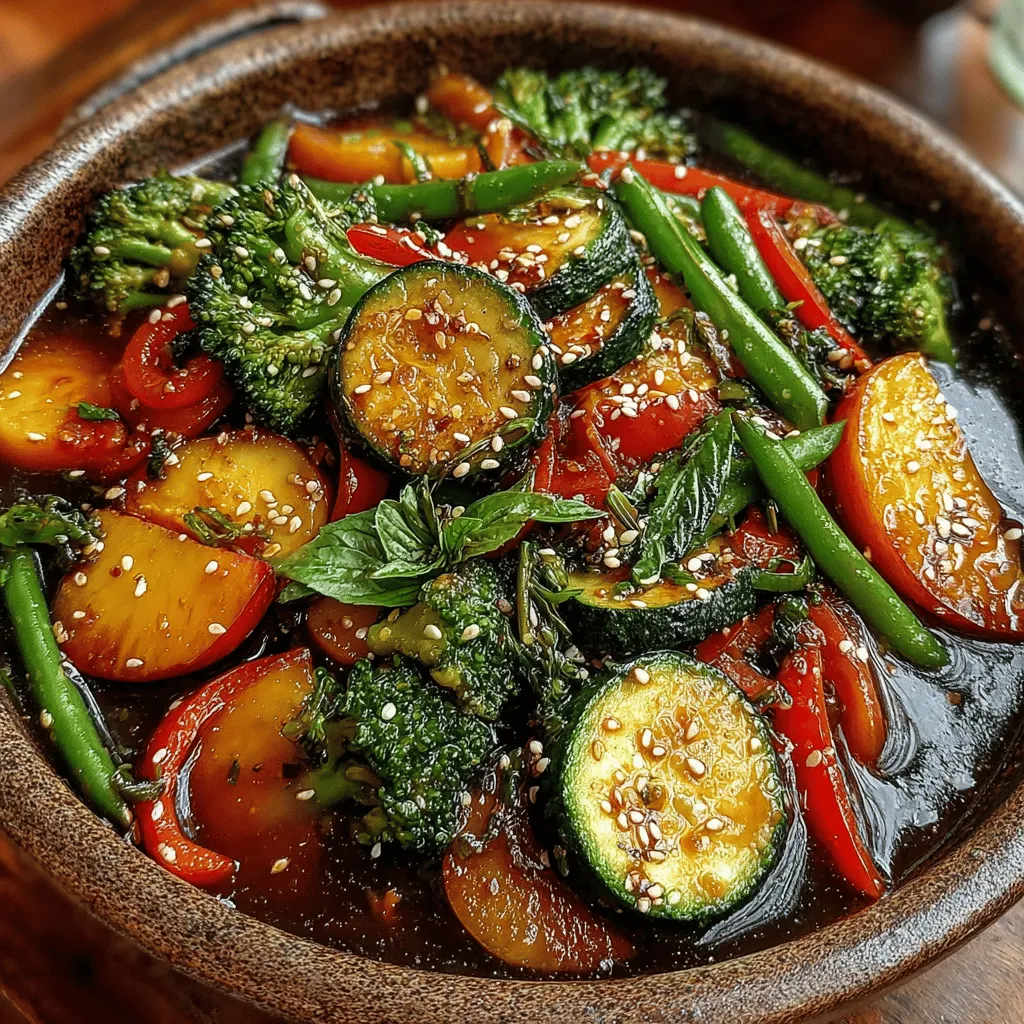 As the summer season approaches, the market becomes a vibrant display of fresh produce, with ripe peaches taking center stage. This Sweet & Savory Peach Veggie Stir Fry is a delightful dish that showcases the luscious sweetness of peaches while incorporating an array of colorful vegetables. Perfect for a quick weeknight dinner or a healthy lunch option, this recipe embodies the essence of seasonal cooking, allowing you to enjoy the best flavors of the summer.