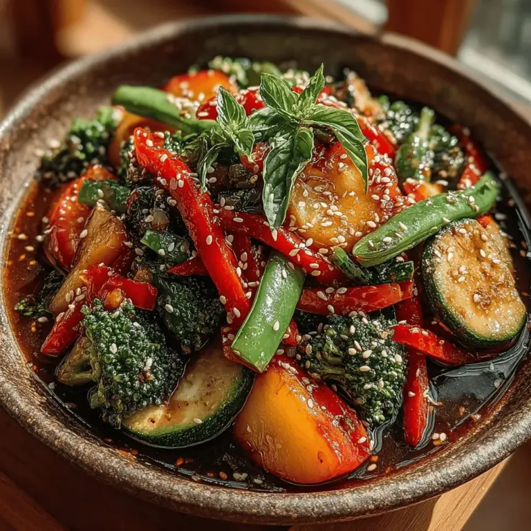 As the summer season approaches, the market becomes a vibrant display of fresh produce, with ripe peaches taking center stage. This Sweet & Savory Peach Veggie Stir Fry is a delightful dish that showcases the luscious sweetness of peaches while incorporating an array of colorful vegetables. Perfect for a quick weeknight dinner or a healthy lunch option, this recipe embodies the essence of seasonal cooking, allowing you to enjoy the best flavors of the summer.