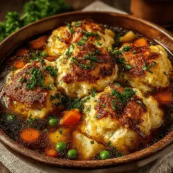 Cozy Comfort Chicken & Dumplings: A Hearty Recipe