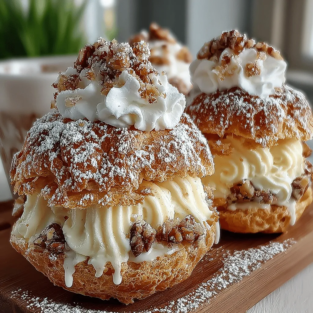 When it comes to baking your pumpkin cream puffs, spacing is key. Proper spacing on your baking sheet allows for adequate air circulation around each puff, which is essential for achieving that perfect lofty texture. If your puffs are too close together, they may not rise properly and could end up with a dense, unappetizing texture. Aim to leave about two inches between each puff on the baking sheet. This spacing ensures that they have room to expand and allows the steam to escape, creating beautifully puffed pastries.