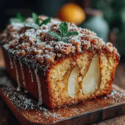 The Pear Hazelnut Crumble Cake is not just a dessert; it’s a celebration of autumn’s bounty, skillfully combining the natural sweetness of ripe pears with the earthy crunch of hazelnuts. This delightful cake is perfect for cozy gatherings, offering a warm, inviting flavor that captures the essence of the season. With its tender crumb and a crunchy topping, it provides a satisfying texture that pleases both the palate and the senses.