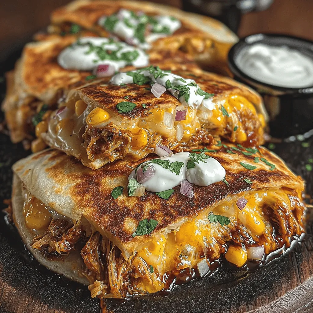 When it comes to weeknight dinners or casual gatherings, nothing beats the convenience and flavor of BBQ chicken quesadillas. This dish seamlessly marries the smoky sweetness of barbecue sauce with the gooey richness of melted cheese and the tender texture of chicken, making it an instant crowd-pleaser for both adults and kids. Whether you're in a rush to prepare a meal for your family or looking to impress guests with minimal effort, BBQ chicken quesadillas are a perfect solution. They not only deliver bold flavors but also offer a fun, interactive dining experience that encourages personalization with toppings and dips.