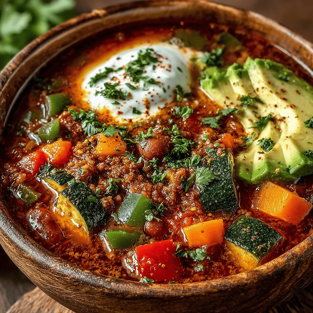 When it comes to hearty, wholesome meals, few dishes can compete with the robust flavors and comforting warmth of a well-crafted chili. The Hearty Vegetable and Bean Chili Delight stands out not only for its rich taste but also for its impressive nutritional profile. This dish is a celebration of vibrant vegetables, protein-packed beans, and aromatic spices, making it an ideal choice for anyone seeking a filling yet healthy meal. Whether you're a long-time vegetarian, a flexitarian experimenting with plant-based options, or simply looking for a delicious comfort food alternative, this chili is sure to please.