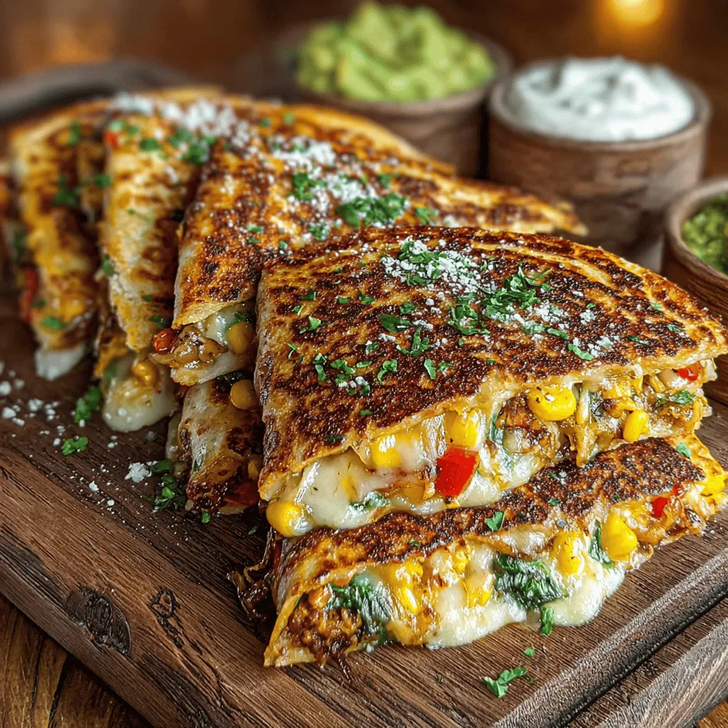 Quesadillas are a beloved staple in many households, recognized for their simplicity and delightful flavors. This traditional Mexican dish typically consists of a tortilla filled with cheese and various ingredients, then folded and cooked until golden and crispy. Cheesy vegetable quesadillas, in particular, have gained immense popularity due to their versatility and ease of preparation. They are perfect for a variety of occasions—whether you're looking to whip up a quick lunch, serve a satisfying family dinner, or impress guests at a party with a delicious snack.