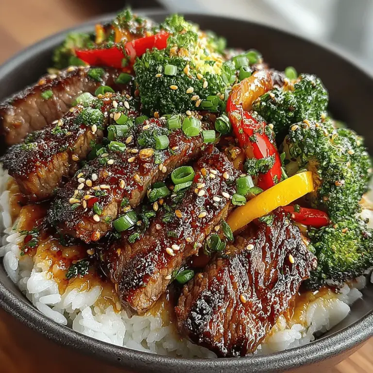 Savory Beef & Broccoli Fiesta is an enticing dish that seamlessly blends the rich, hearty flavors of tender beef with the vibrant, healthful crunch of broccoli. This recipe captures the essence of stir-fry cuisine, combining savory elements with fresh ingredients to create a meal that is both satisfying and nutritious. Whether you are looking for an easy weeknight dinner or a standout dish for a special occasion, this recipe checks all the boxes.