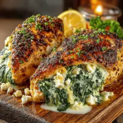 Spinach and Feta Stuffed Chicken Breasts: A Perfectly Wholesome Meal