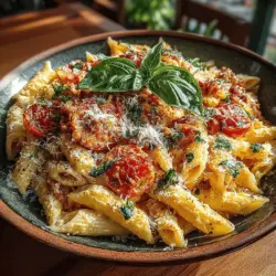 Quick and Creamy Tomato Basil Pasta
