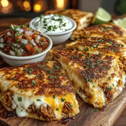 Quick & Cheesy Chicken Quesadillas