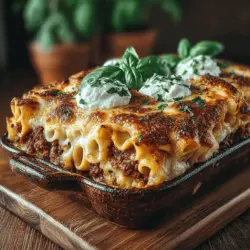 Cheesy Delight Baked Ziti with Ricotta and Mozzarella