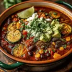 Chili is more than just a meal; it’s a culinary hug in a bowl. This comforting dish has long been a staple in many households, cherished for its heartiness and the warmth it brings, especially on chilly evenings. However, for those seeking a vibrant and health-conscious alternative, Spicy Corn & Bean Fiesta Chili stands out as a delightful option. This plant-based recipe is not only bursting with flavor but also packed with nutritional benefits, making it a perfect choice for anyone looking to indulge in a wholesome yet satisfying dish.