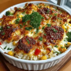 Cheesy Delightful Veggie Rice Casserole