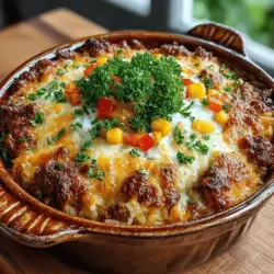 Cheesy Beef and Rice Casserole Delight: The Ultimate Comfort Food