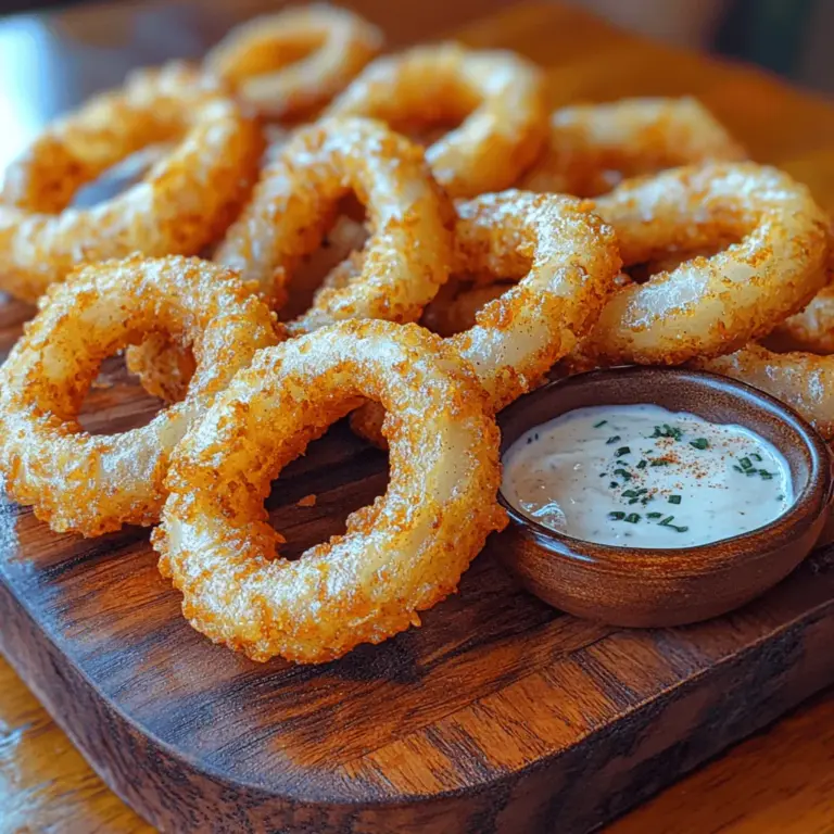 Onion rings are undoubtedly one of the most beloved snacks and side dishes. Their crispy exterior and tender interior make them a delightful treat that can elevate any meal—from burgers and sandwiches to salads and fish. While you can find onion rings on many restaurant menus, there’s something uniquely satisfying about making them at home. When you prepare onion rings yourself, you have complete control over the ingredients, ensuring freshness and flavor that is often unmatched by their store-bought counterparts. Additionally, homemade onion rings allow you to customize the seasonings and batter to suit your taste, resulting in a snack or side dish that is both delicious and personal.