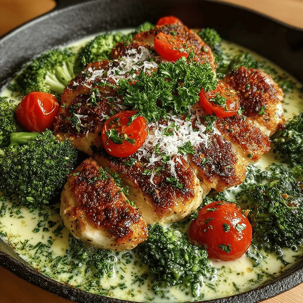 In a world where time is often at a premium, the quest for quick yet nourishing meals has led many home cooks to seek out recipes that combine convenience with flavor. Enter the Creamy Chicken & Broccoli Bliss Skillet, a dish that not only satisfies your appetite but also brings a touch of comfort to your dinner table. This one-pan wonder is a harmonious blend of tender chicken, vibrant broccoli, and a rich, creamy sauce, making it an ideal choice for busy weeknights without sacrificing health or taste.
