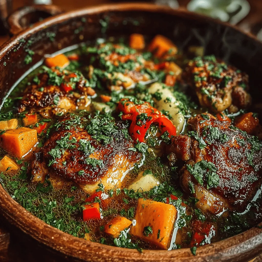 In the realm of home-cooked meals, few dishes can rival the comforting embrace of a hearty stew. Savory Chicken & Sweet Potato Delight is one such recipe that has earned its place as a beloved staple in many households. This dish combines tender chicken thighs with the earthy sweetness of sweet potatoes, creating a delightful balance of flavors and textures that family members of all ages can appreciate. Whether you're looking to nourish your loved ones after a long day or preparing meals for the week ahead, this recipe ticks all the boxes for a satisfying and nutritious dinner option.