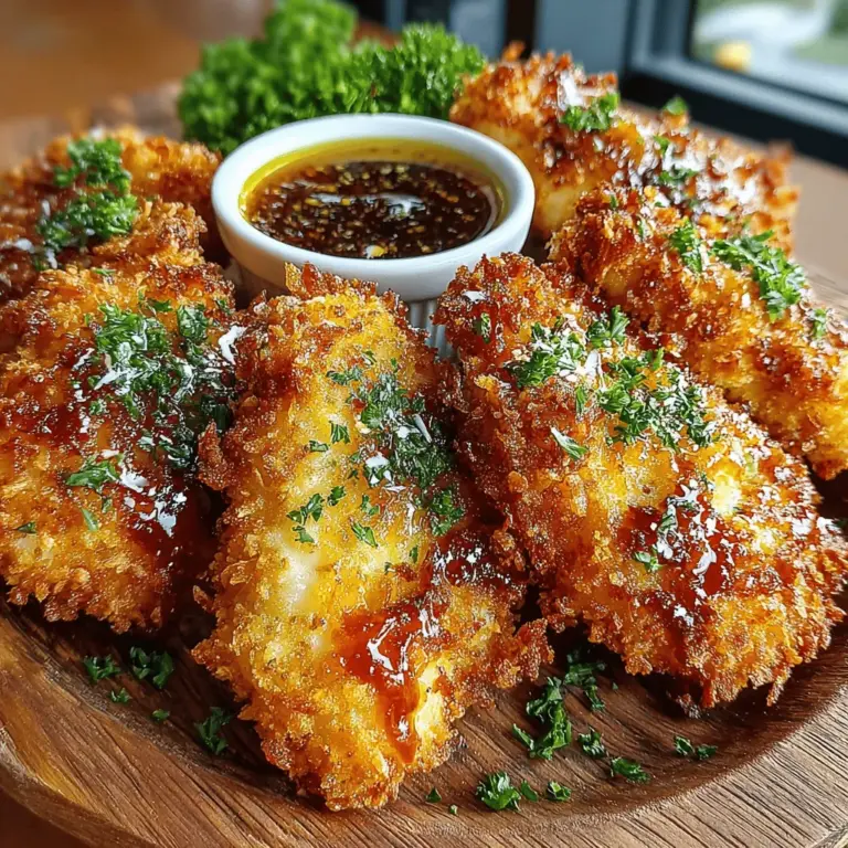 Chicken tenders are a beloved comfort food that holds a special place in the hearts (and stomachs) of many. These delightful strips of chicken are not only easy to prepare but also incredibly versatile, making them a favorite among both children and adults alike. Whether served as an appetizer, a main dish, or a party snack, chicken tenders offer a satisfying crunch and a juicy bite that is hard to resist. In this article, we will dive into the recipe for Crunchy Golden Chicken Tenders paired with a Sweet Honey Mustard Dip, a combination that promises to elevate your dining experience.