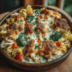 Cheesy Veggie Delight Chicken Bake: A Comforting and Flavorful Dish