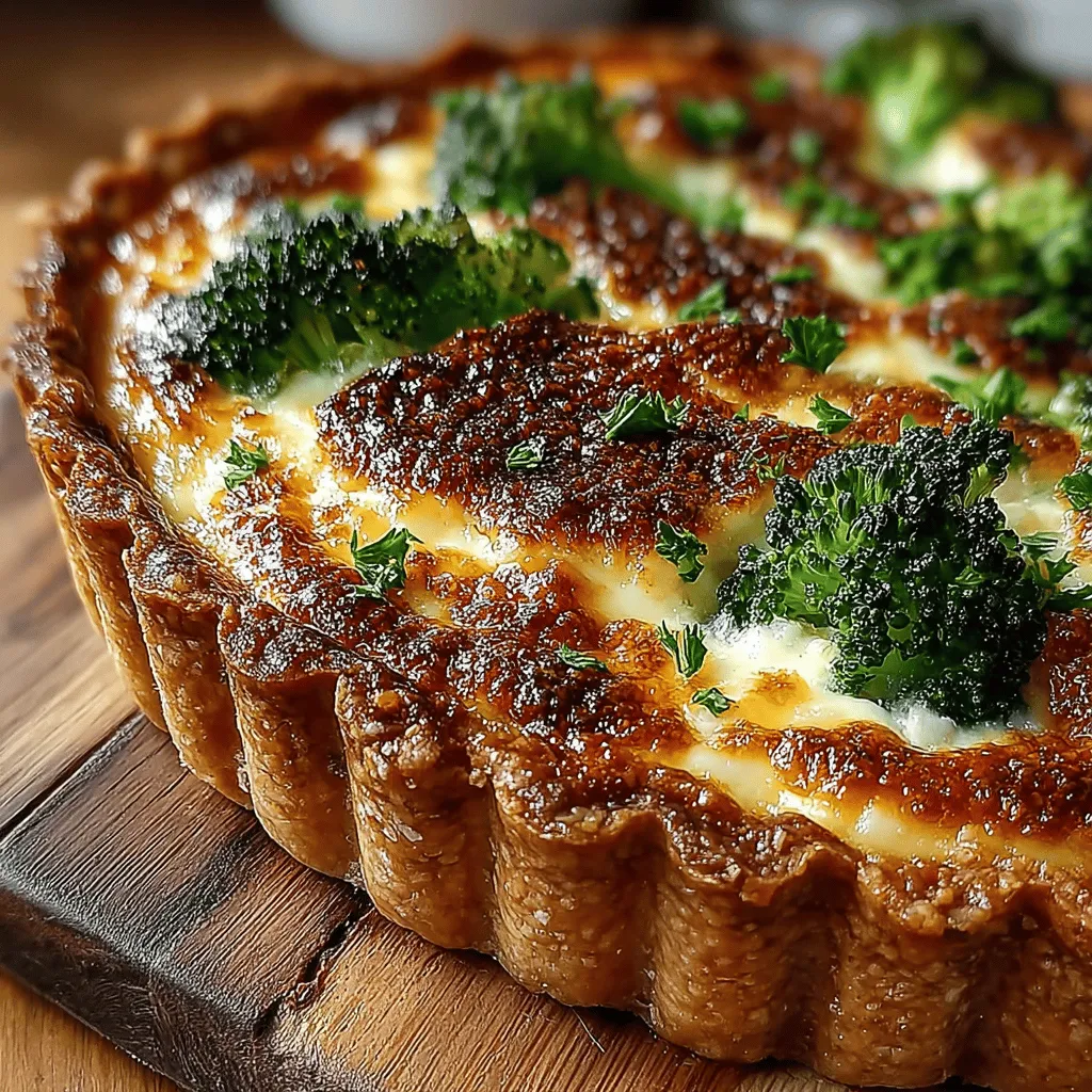 Quiche is a delightful dish that has won hearts around the world with its creamy texture, savory filling, and flaky crust. This versatile French tart can be enjoyed at any time of day, making it an ideal meal for breakfast, lunch, or even dinner. The star of our recipe today is the 30-Minute Cheddar and Broccoli Quiche—a quick and easy way to incorporate nutritious ingredients into a delicious meal. Perfect for busy lifestyles, this dish offers a delightful combination of flavors, featuring the earthy taste of broccoli paired with the sharpness of cheddar cheese.