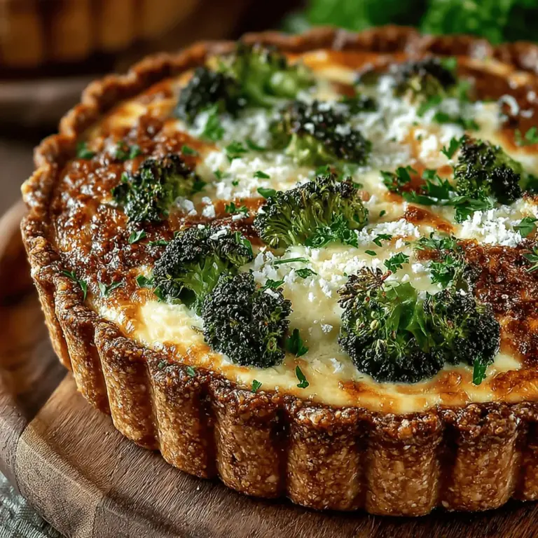 Quiche is a delightful dish that has won hearts around the world with its creamy texture, savory filling, and flaky crust. This versatile French tart can be enjoyed at any time of day, making it an ideal meal for breakfast, lunch, or even dinner. The star of our recipe today is the 30-Minute Cheddar and Broccoli Quiche—a quick and easy way to incorporate nutritious ingredients into a delicious meal. Perfect for busy lifestyles, this dish offers a delightful combination of flavors, featuring the earthy taste of broccoli paired with the sharpness of cheddar cheese.
