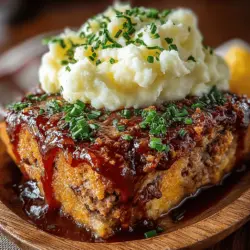 Deliciously Classic Meatloaf & Creamy Mashed Potatoes