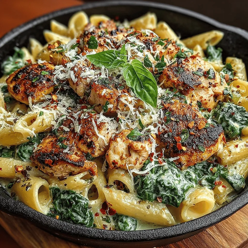 When it comes to quick, delicious meals that can be prepared with minimal fuss, few dishes rival the Creamy Chicken and Spinach Pasta Skillet. This comforting recipe brings together tender chicken, vibrant spinach, and creamy sauce, all enveloped in perfectly cooked pasta, creating a well-balanced meal that is as pleasing to the palate as it is to the eye. The beauty of this dish lies not only in its rich flavors but also in its convenience, making it an ideal choice for busy weeknights and family dinners alike.