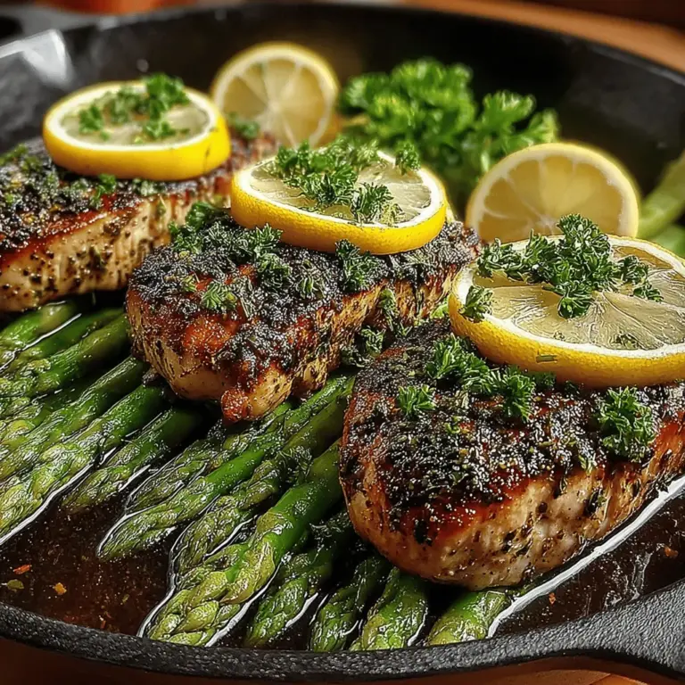 In the realm of weeknight dinners, few recipes can compete with the delightful simplicity and flavor of One-Pan Zesty Lemon Garlic Chicken & Asparagus. This dish not only tantalizes the taste buds but also offers a vibrant and fresh twist that can elevate your dining experience. Perfectly cooked chicken paired with tender asparagus, all enveloped in a zesty lemon garlic marinade, makes for a meal that is both satisfying and nourishing.