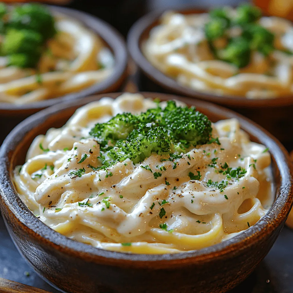 Now that your slow cooker is filled with tender, flavorful chicken, it’s time to elevate this dish by adding pasta and vegetables. Cooking the fettuccine in the slow cooker is not only convenient but also allows the pasta to absorb some of that delicious Alfredo sauce, enhancing the flavors throughout the dish.